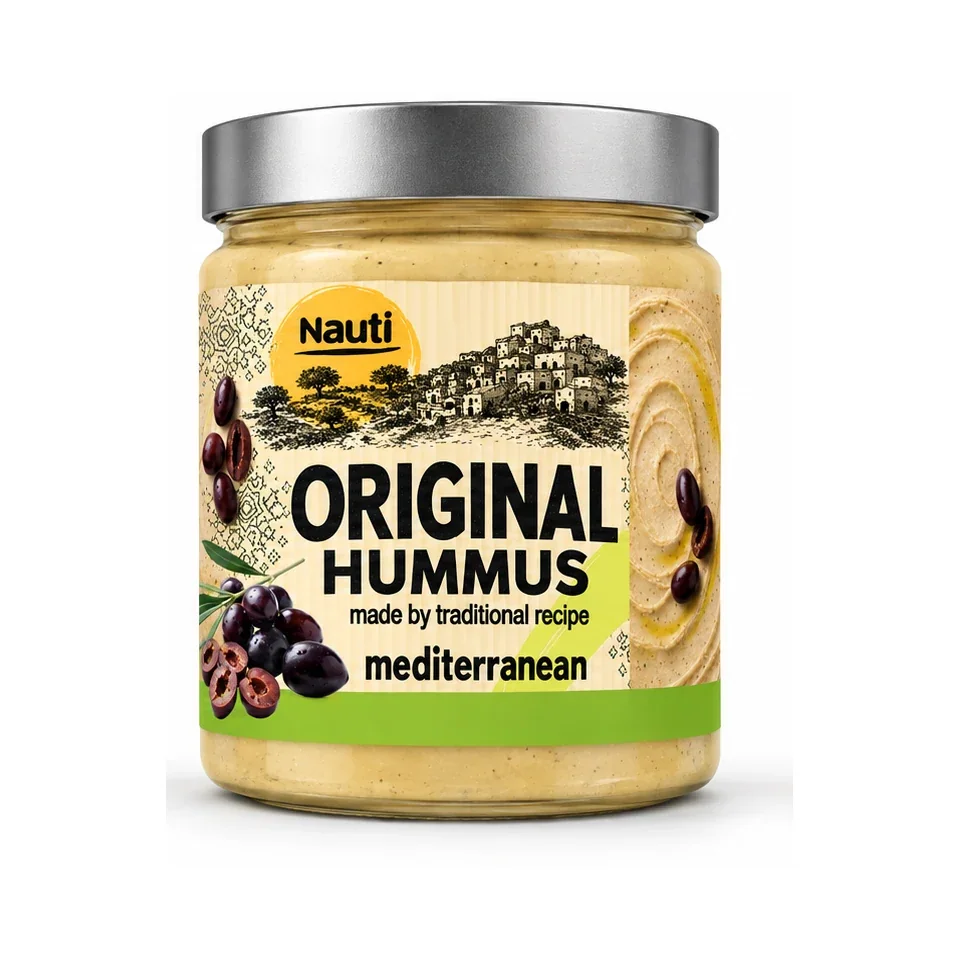 Nauti Original Hummus Mediterranean jar