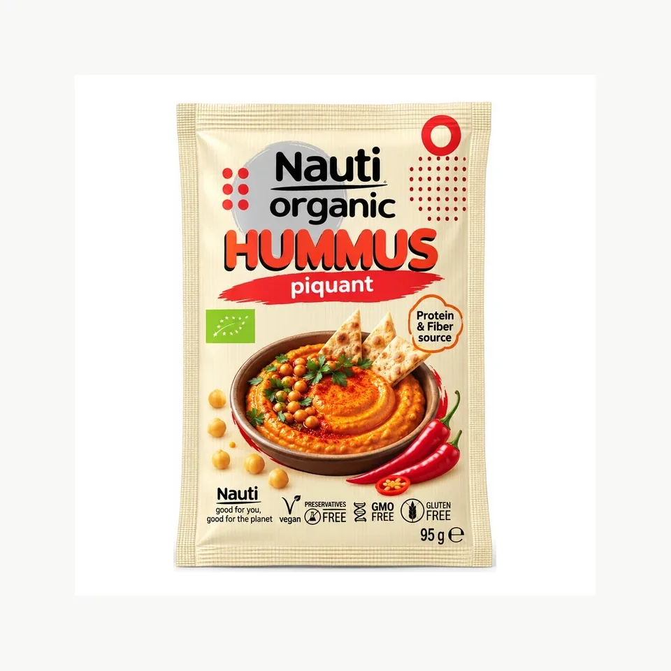 Nauti Organic Hummus Piquant — sachet